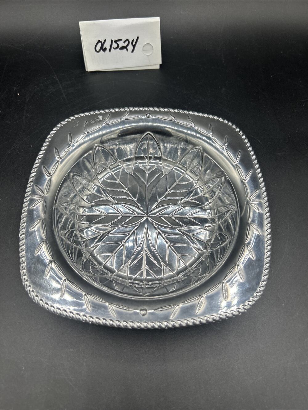 FITZ AND FLOYD RETIRED METAL SERVEWARE WINE COASTER